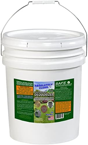 Absolutely Clean Amazing Outdoor Deodorizer odor eliminator Natural Enzyme Just Spray & Walk Away Grass, AstroTurf, Dog Runs, Patios, Decks, Fence & More Vet Approved - odor eliminator for strong odor