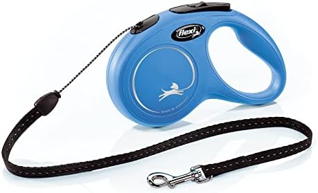 FLEXI® Classic Cord Retractable Dog Leash, Small, 16 ft - Blue