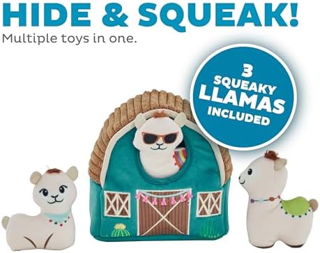 Outward Hound Hide A Llama Plush Dog Toy Puzzle