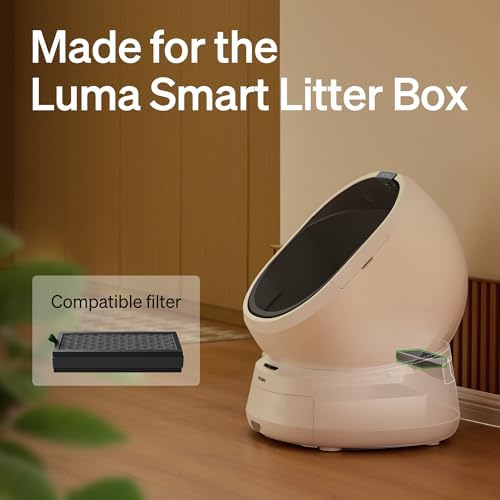 PETLIBRO Carbon Filter Replacement 2 Pack for Luma Automatic Cat Litter Box
