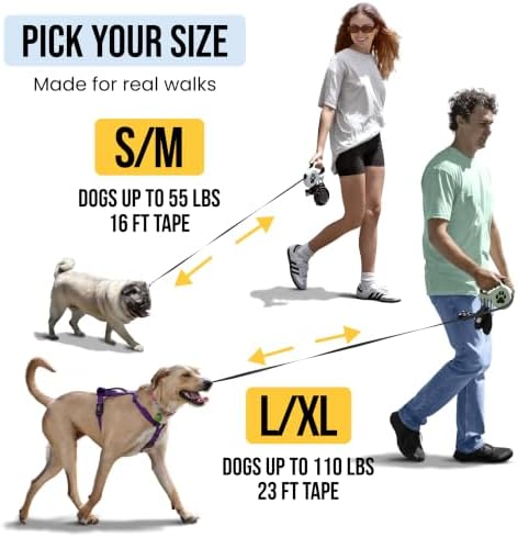 Award-Winning Modular Retractable Dog Leash for Small Dogs