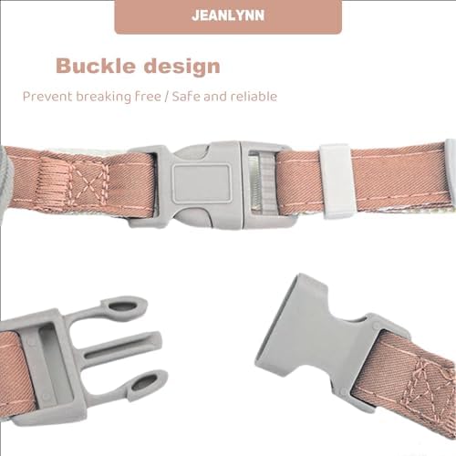 Dog Backpack Harness with Leash Pet Self Carrier Adjustable Travel Hiking Walking Harness Backpack for Small Dogs & Cats (Apricot, M)