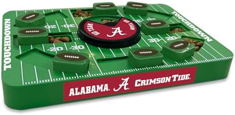 Pets First NCAA Alabama Large Puzzle Toy, Dog Puzzle Treat Toy, New Large Size, Interactive Dog Treat Toy, Dog Slow Feeding Toy