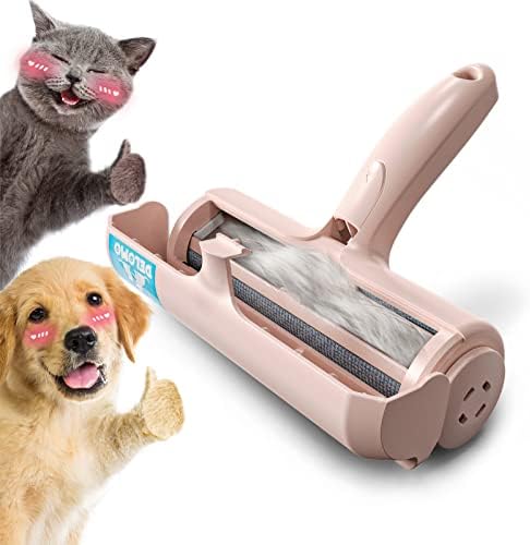 DELOMO Pet Hair Remover Roller, Reusable Lint Roller for Dog and Cat Hair