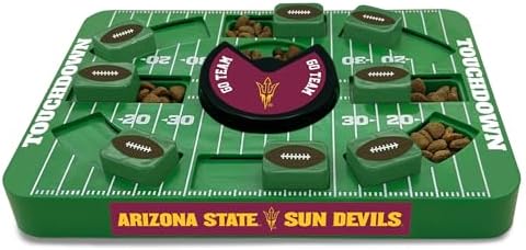 Pets First NCAA Arizona State UNIV. Large Puzzle Toy, Dog Puzzle Treat Toy, New Large Size, Interactive Dog Treat Toy, Dog Slow Feeding Toy