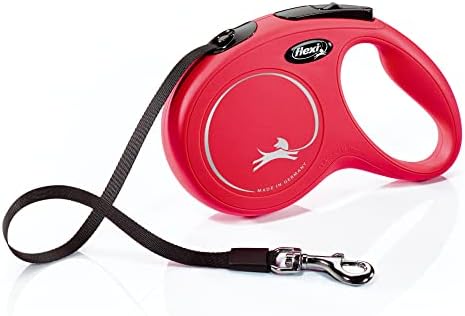 FLEXI® Classic Tape Retractable Dog Leash, Medium, 16 ft - Red