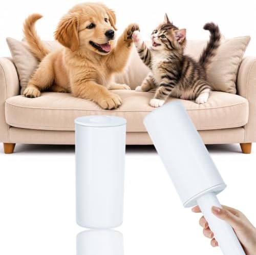 Retractable Mini Home Travel Lint Roller Strong Sticky w/60 Sheets -1 Pack