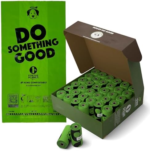 Doggy Do Good - Dog Poop Bags, Unscented, Leak-Proof Standard Size, 360-Pcs
