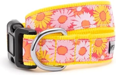 THE WORTHY DOG Summer Print, Adjustable Dog Collar, Small Dogs, Floral