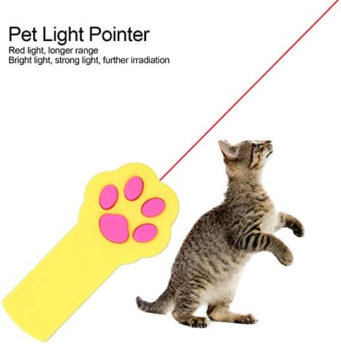 Cat Lasers Toy, 2 Pack Claw Shape Red Light Teaser with Blinking and Steady Modes, Interactive Chase Toy for Indoor Cats, Plastic and Silicone Design