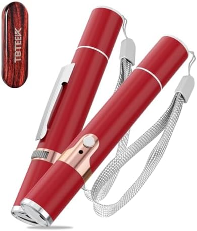 TBTeek Cat Toys, with Metal Case, 2 Pieces, Rechargeable (Red