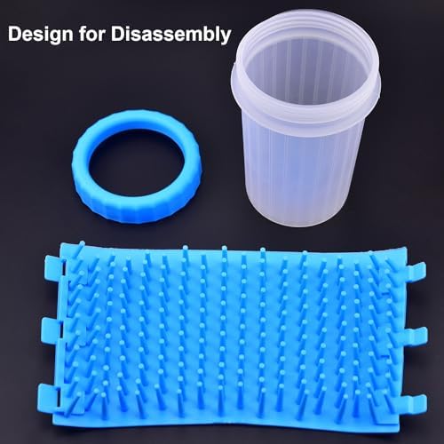 Dog Paw Cleaner for Medium and Large Breeds - Foot Washer Cup, Fast Clean Pet Essentials, Gift for Dog Owners
