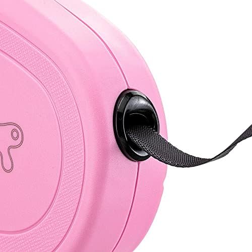 Retractable Leash for Medium Dogs Flippy ONE Tape S, extendable Tape, 4 m, max 15 kg, Pink