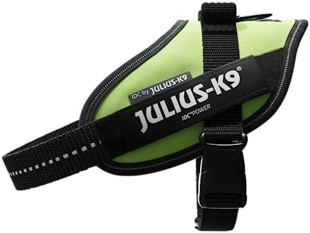 Julius-K9, 16IDC-NE-4, IDC Powerharness, Dog Harness, Size: 4, Neon Green
