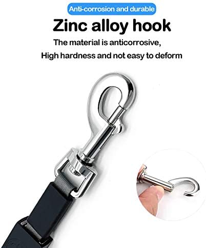 Retractable dog leash Tape Connector, Dog leash could be reused by cutting off The broken part which is bitten by The dog Tape Connector, Heavy Duty for Medium Large Dogs up to 115lbs, Large