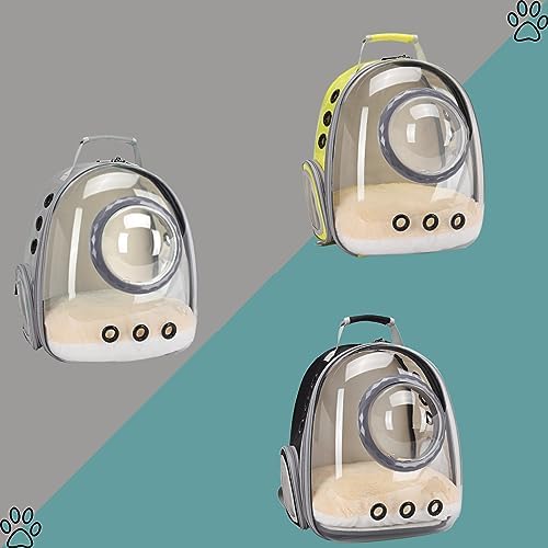 Bubble Cat Carrier Backpack, Transparent Pet Carrier Backpack for Small Puppy and Bunny, Space Capsule Bubble Cat Backpack Carrier, Airline Approved