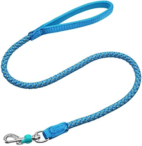 Reflective Dog Leash 2/3/4/6/10ft Braided 1/2" Strong Nylon Rope