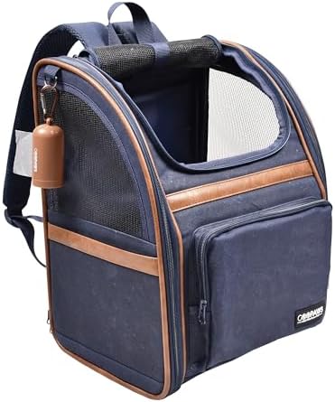 Jespet Pet Backpack Carrier for Small Dog, Soft Car Bed Ideal for Traveling