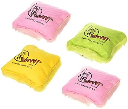 Yeowww! (4 Pack) 100% Organic Catnip Pillows (Assorted Colors)