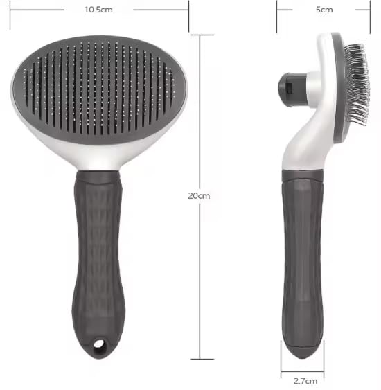 3-Pack Pet Grooming Kit for Dogs & Cats Self-Cleaning Slicker Brush, Deshedding Grooming Glove & Reusable Lint Roller Removes Loose Hair, Fur & Tangles, Easy to Clean