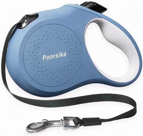 Retractable Dog Leash 16ft for Small & Medium Dogs Up to 55 lbs