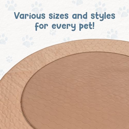 EZwhelp Reusable Dog Pee Pad, Washable Waterproof Round 48 in Mat, 1 Pack