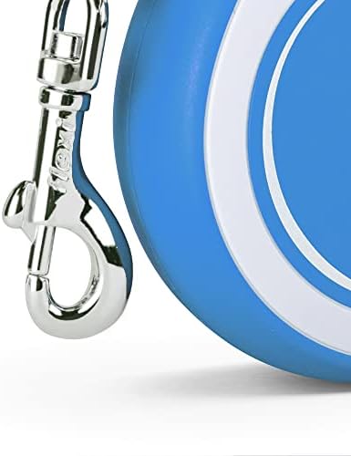 Flexi New Comfort Tape Grey & Blue Small 5m Retractable Dog Leash/Lead for Dogs up to 15kgs/33lbs