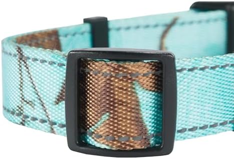 Browning Classic Webbing Camo Collar, Medium, 1 x 14-20in Rt Xtra Seaglass