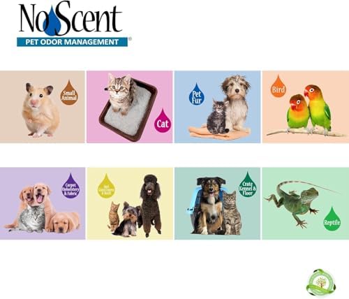 No Scent Crate Kennel & Floor Cleaner for Dog Run, Cat Carrier, Hard Surface Pet Odor & Stain Management (128 Fl Oz / 3.8 Liter) Gallon
