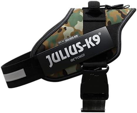 Julius-K9, 16IDC-C-1, IDC Powerharness, Dog Harness, Size: 1, Camouflage
