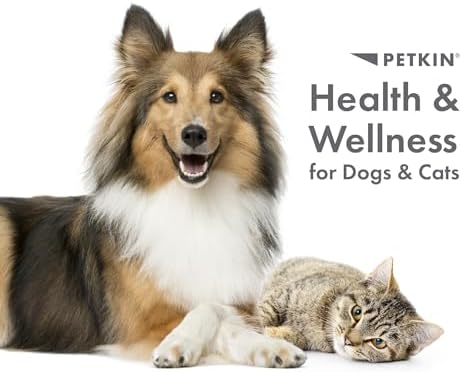 Petkin Fingertip Ear Wipes for Dogs and Cats, 100 Finger Wipes - Slip-On, Snug Fit, Micro-Bristle Fabric - Cleans Ears, Dirt, Odor and Wax - Convenient, Ideal for Home and Travel - Fresh Scent