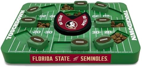 Pets First NCAA Florida State Large Puzzle Toy, New Size, Interactive Dog Treat & Slow Feeding Toy