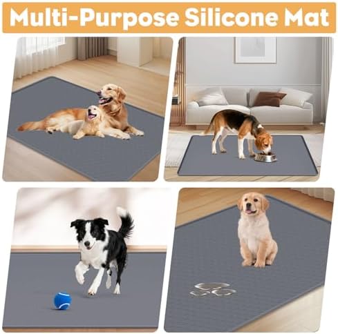 51" x26" Reusable Training Pads for Dogs Silicone Dogs Mat