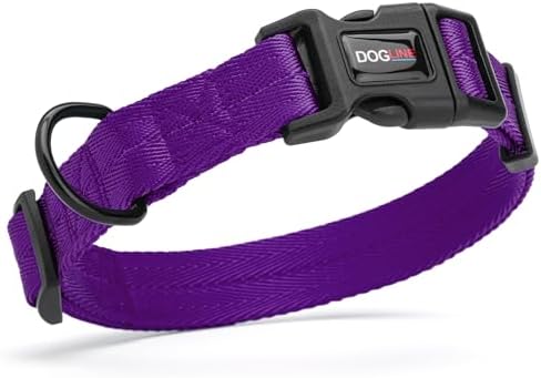 Dogline Purple Nylon Collar (W: 5/8" L: 11"-16")
