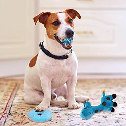 Dog Toys Small Dog Chew Toys Dog Teething Toys Squeaky Toys Chihuahua Pomeranian Corgi and PoodlesToys 6 PCS