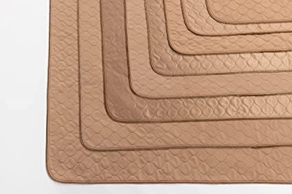 EZwhelp Reusable Dog Pee Pad, Waterproof Mat 41x41 in w/ Grommets, 1 Pack