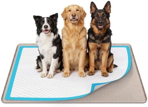 57" x40" Pee Pad Holder for Dogs Puppy Pad Holder Khaki