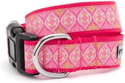 THE WORTHY DOG Summer Print, Adjustable Dog Collar, Small Dogs, Medallion
