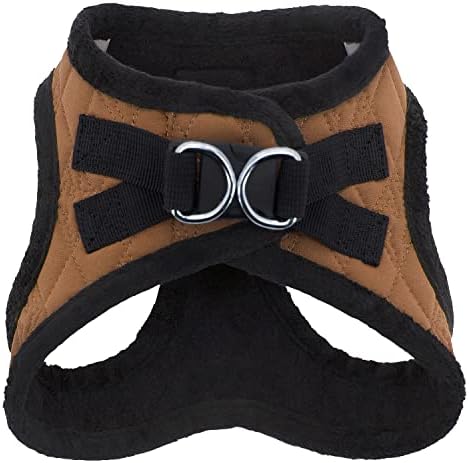 Voyager Step-in Plush Dog Vest Harness -Beige Plush, X-Small