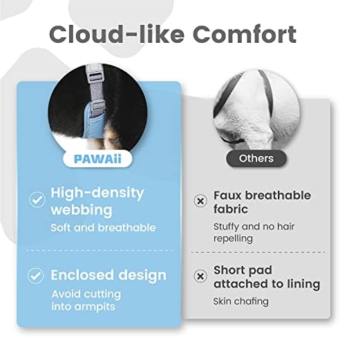 Pawaii No Pull Dog Harness with Pet ID Tag, Reflective Vest
