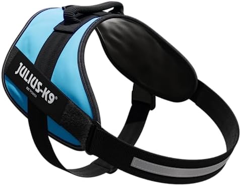 Julius-K9, 16IDC-AM-4, IDC Powerharness, Dog Harness, Size: 4, Aquamarine