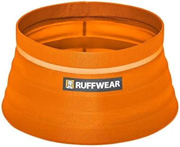 Ruffwear, Bivy Collapsible Dog Bowl, 60 fl oz, Salamander Orange, Medium