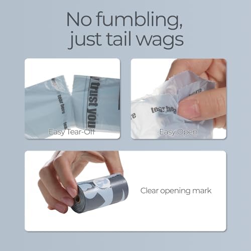 Poop Bags for Dogs, Leak Proof and Mess-free Waste Bags,128 Bags