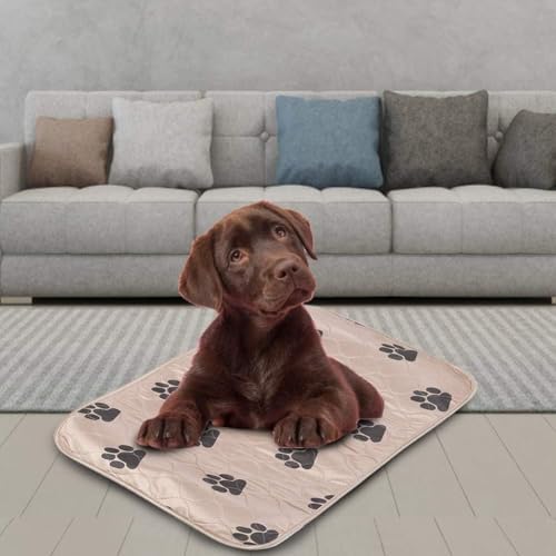 Reusable Dog Pee Pads, Waterproof Training Pads for Dogs, Dog Pee Pad Urine Mat for Pet Dogs Cats(40*60cm-Brown )
