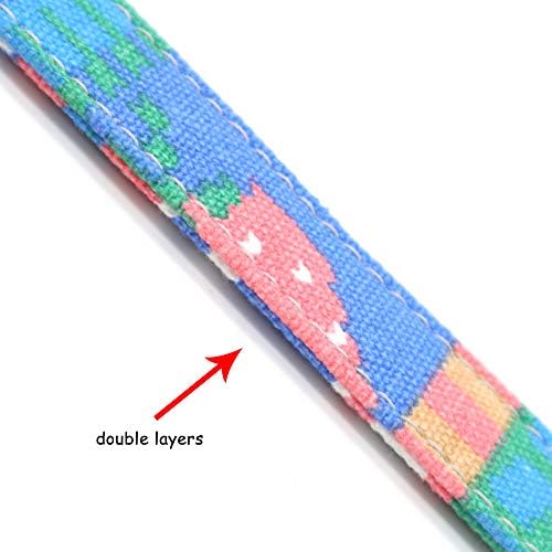 Customized Nylon Dog Collar, Personalized Dog Collar Engraved with Name and Phone Number,Adjustable ID Dog Collar with Quick-Release Buckle-(Indian-Blue,L)