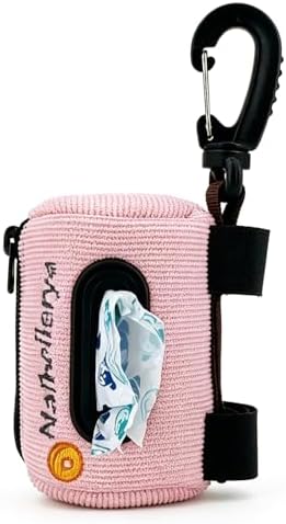 Dog Poop Bag Holder for Leashes doggie bag holder(Pink)