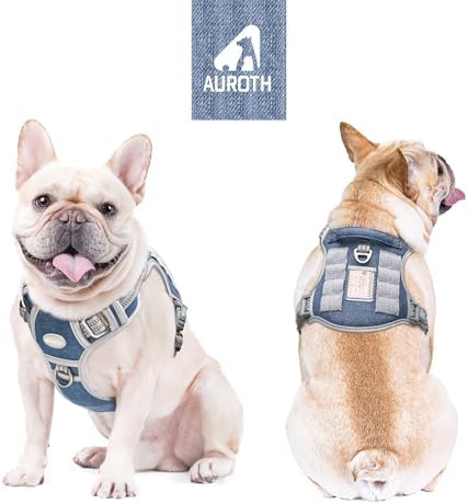 AUROTH Dog Harness for Small Medium Dogs, Tactical No Pull Dog Vest