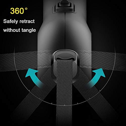 Retractable Dog Leash, 16ft Small Medium Breed - Walking Jogging Leashes - Perfect for Puppy Up to 44lb - One Button Brake & Lock, Comfortable Handle, Tangle Free and Anti-Slip for Girls