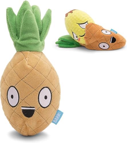 BarkBox Penny The Pineapple 2-in-1 Interactive Plush Dog Toy