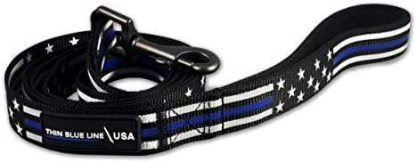 Thin Blue Line Dog Leash Stars & Stripes American Flag